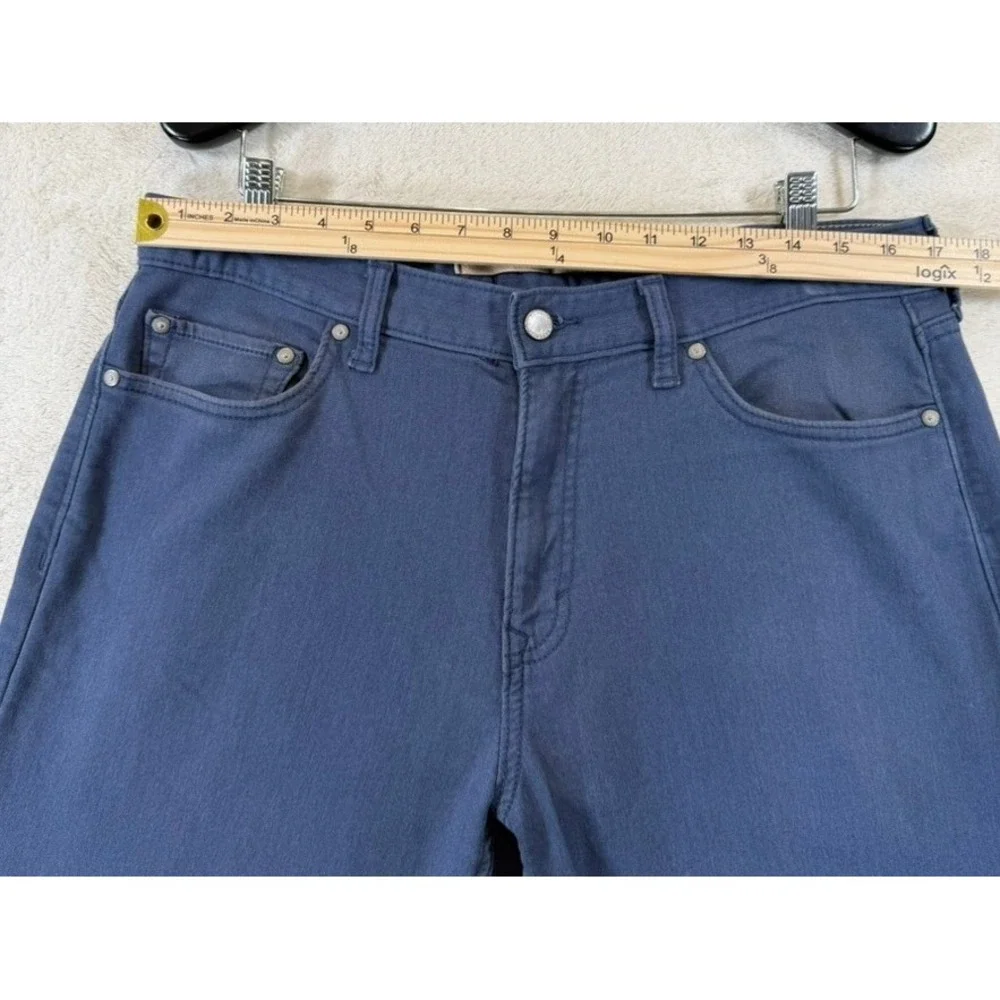 Banana Republic Travel Jean Athletic Fit Blue Heather Mens 35x30 Washwell